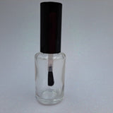 10 Nail Polish Round Shape Bottles 9.5ml (Fan Brush)
