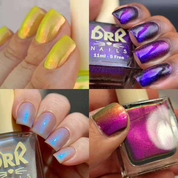 Bright Side, Will UV My Valentine, Fuchsia Fantasy and Nostalgia (Exclusive for members of Facebook group or Instagram account)