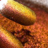 Multicolor Mini Flake Red Copper Gold Green #0604 (0.5 gr)