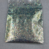 Metallic Pastel Flake Apricot Tea Green #0873 (0.5g)