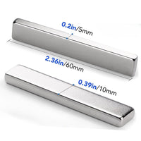 Magnet 60x10x5 Neodymium N52 (33lb)