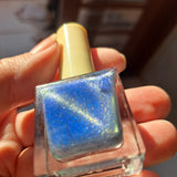 Bibbity Bobbity Blue (Exclusive for members of  Precious Pearls, Metals, and Magnetics Lacquer Fan Facebook group)