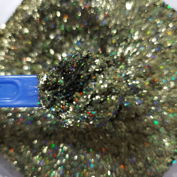 Glitter Flake Olive Green Holo #0186 (2gr)