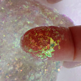 Iridescent Flake Orange Green #0256 (1gr)