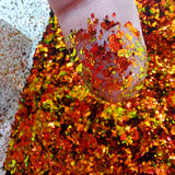 Multicolor Flake Red Gold Green #0409 (0.5gr)