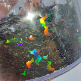 Glitter Black Holo Bats #0175 (2gr)