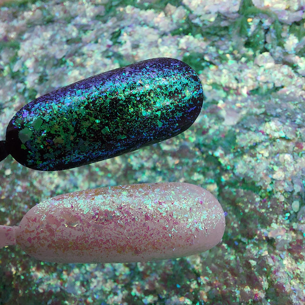 Pastel Flake Purple Blue Green Gold #0452 (1gr)