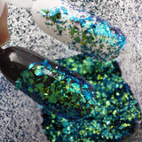 Multicolor Flake Turquoise Green #0413 (0.5gr)