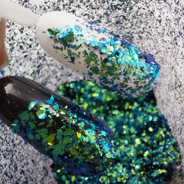 Multicolor Flake Turquoise Green #0413 (0.5gr)