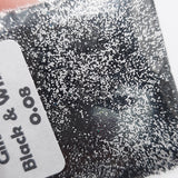 Glitter Mix Black & White Hex 0.08 #0208 (2gr)