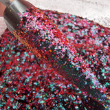 Multicolor Flake Red to Black #0410 (0.5gr)