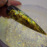 Iridescent Flake Ultra Bright Yellow Orange Green #0277 (0.5gr)