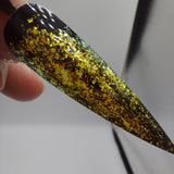 Iridescent Flake Ultra Bright Yellow Orange Green #0277 (0.5gr)