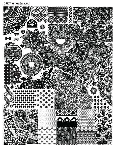 Stamping Plate DRK Themes Enlaced
