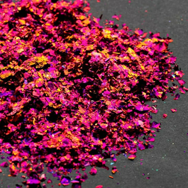 Multicolor Flake Orange Red Purple #0406 (0.5gr)