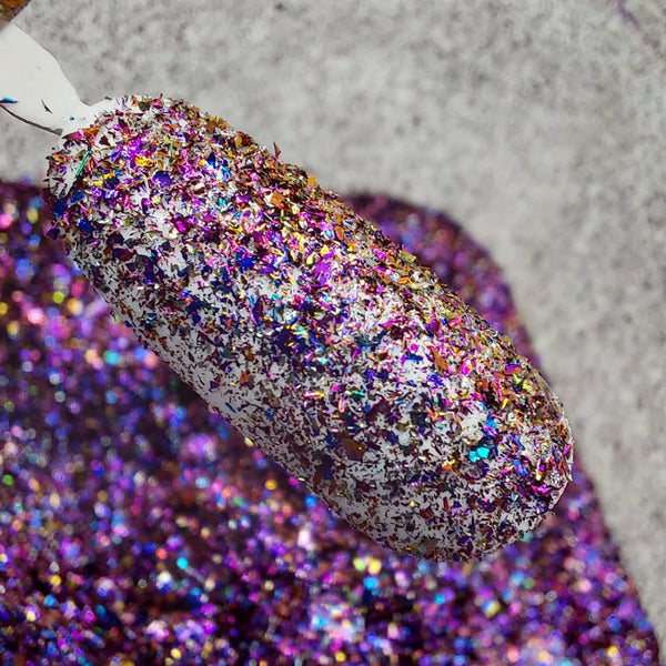 Multicolor Mini Flake Purple Blue Pink #0418 (0.5gr)