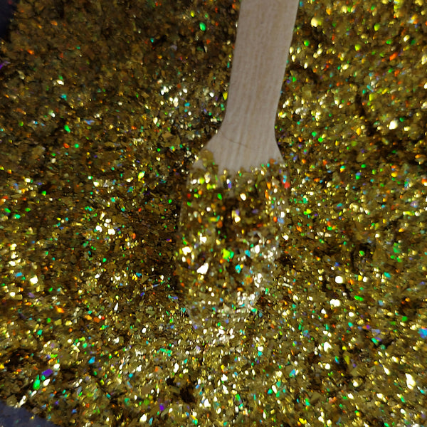 Glitter Flake Gold Holo #0181 (2gr)