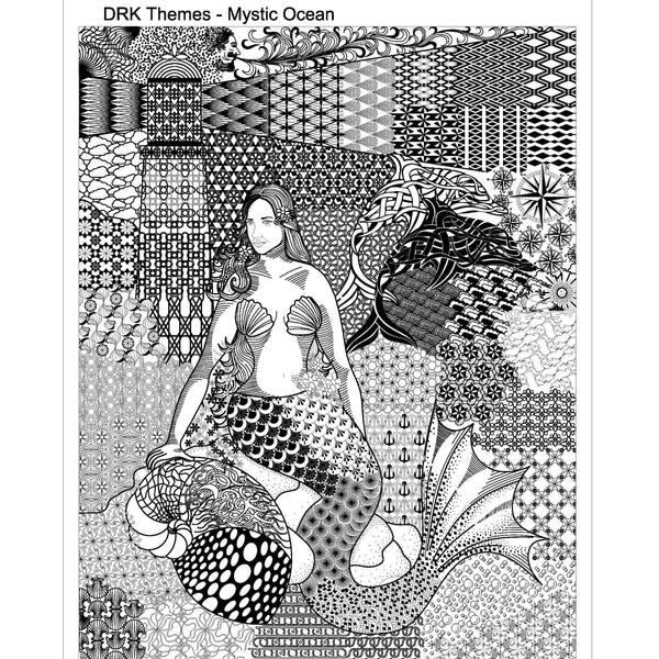 Stamping Plate DRK Mystic Ocean (XL plate)